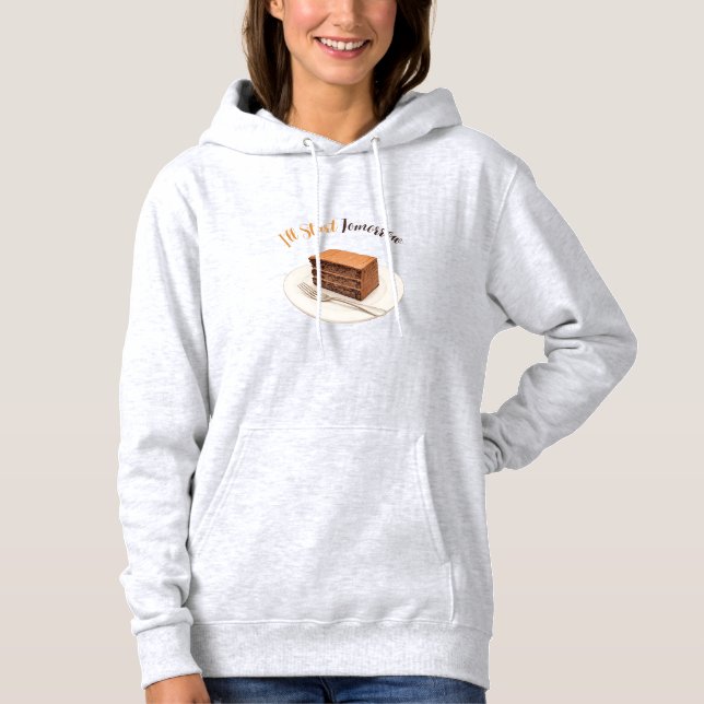 Pull À Capuche Cadeau pour amateur de desserts (Devant)