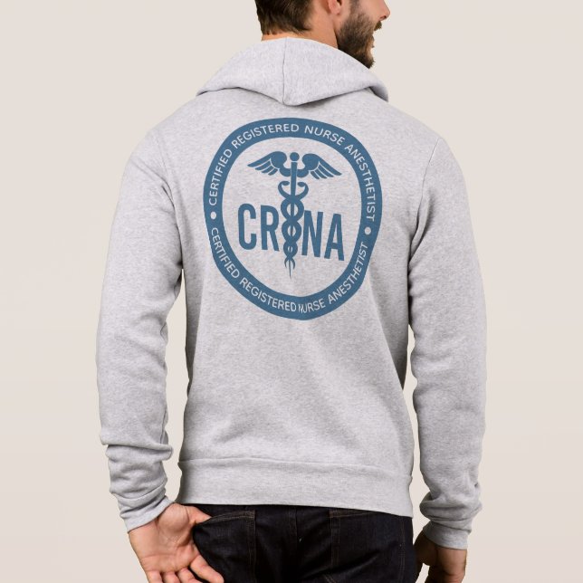 Pull À Capuche Cadeaux anesthésistes certifiés CRNA (Dos)