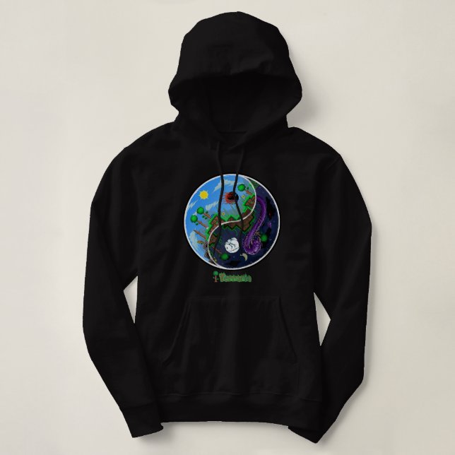 Pull À Capuche Cadeaux Terraria Les Plus Importants Pour Noël (Design devant)