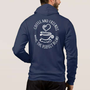 Pull À Capuche Café et amis, faire le mélange parfait