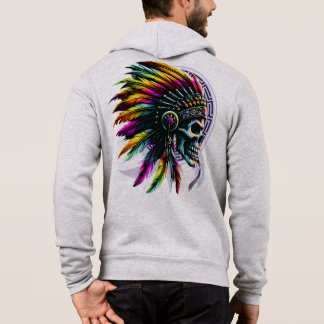 Pull À Capuche Calavera Indio Nativo