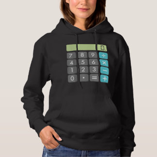 Pull À Capuche Calculatrice Costume d'Halloween Chemise Geek Cool