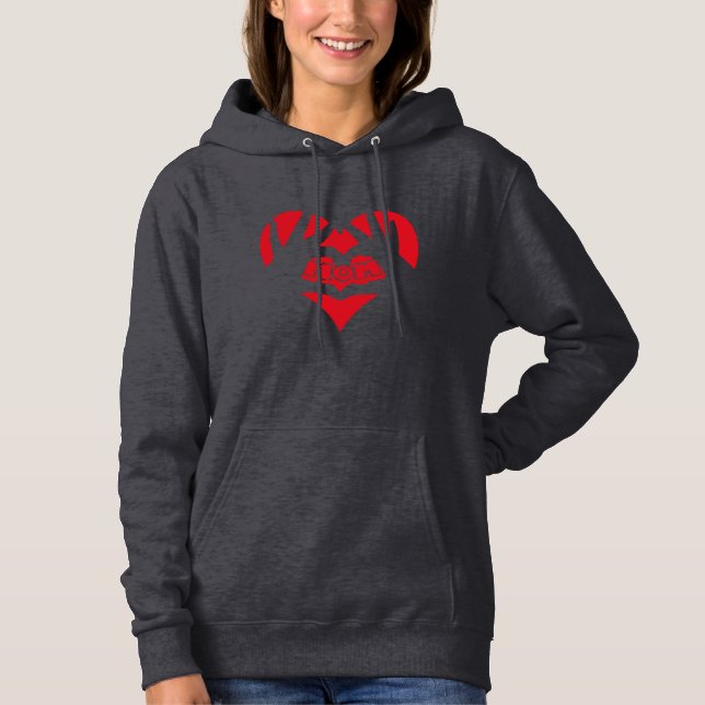 Pull À Capuche Camiseta "MOM" – Amor y Fuerza Maternal (Devant)
