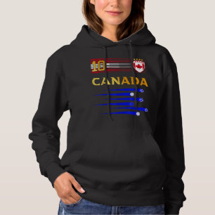 Pull À Capuche Canada Soccer Jersey Drapeau canadien Amateurs de 