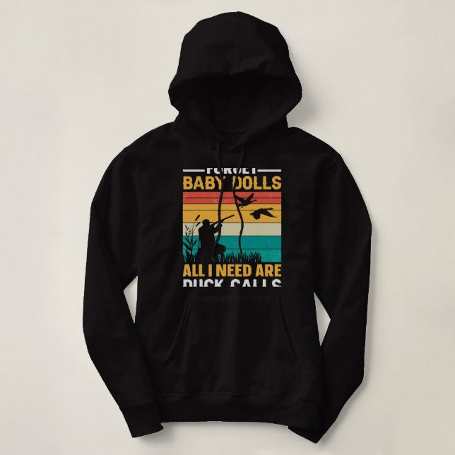 Pull À Capuche Canards Drôle oublier poupées bébé tous en fait so (Design devant)
