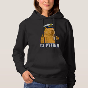 Pull À Capuche Capitaine de bateau Mens Capybara
