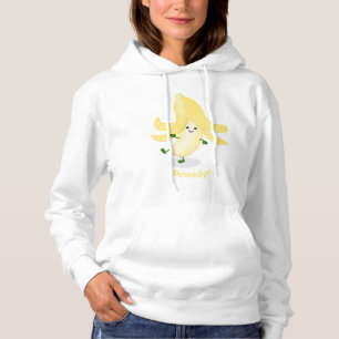 Pull À Capuche Caricature sur la banane de Cute kawaii