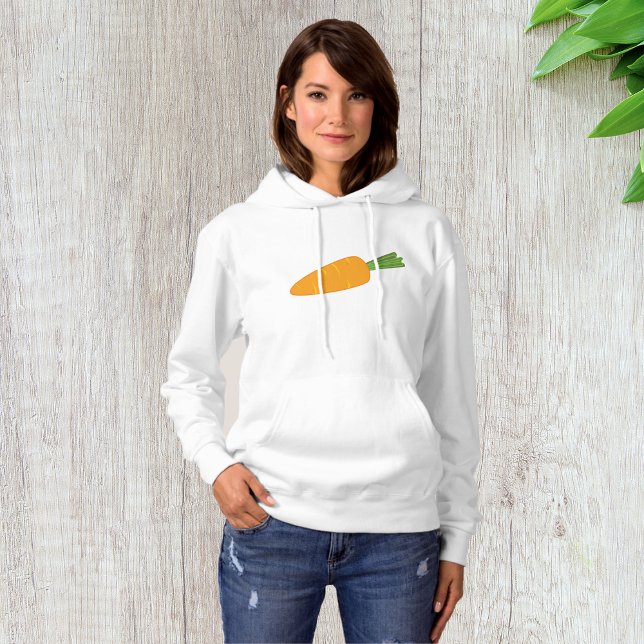 Pull À Capuche Carotte orange légume (Créateur téléchargé)