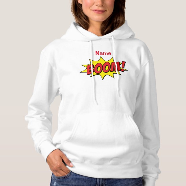 Pull À Capuche Cartoon Boom Thunder_Cove (Devant)