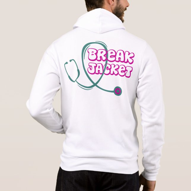 Pull À Capuche Casse veste - Stéthoscope médical 2 (Dos)
