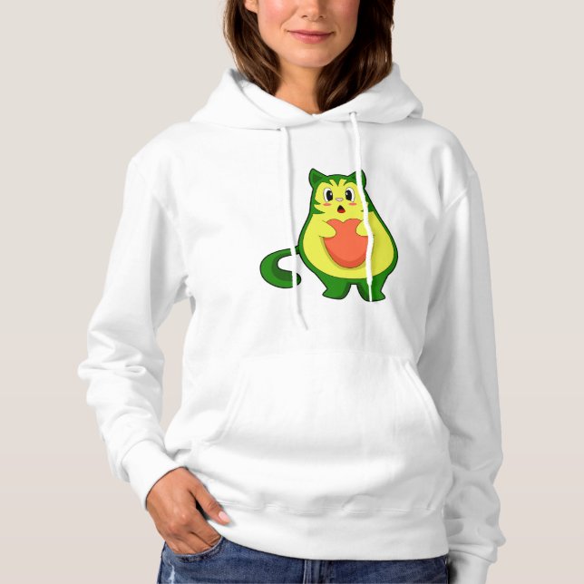 Pull À Capuche Cat Avocado (Devant)