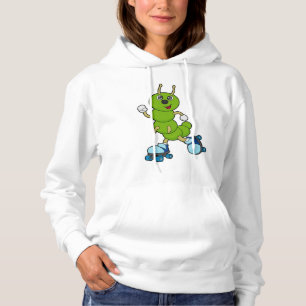 Pull À Capuche Caterpillar à Patinage en ligne avec patins à roul