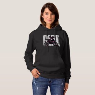 Pull À Capuche Cavalière de Motocross – Course Tout-Terrain Audac