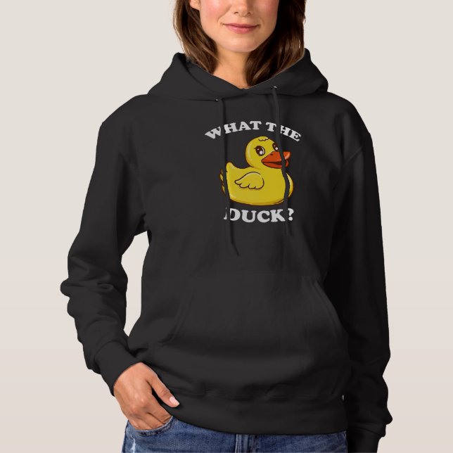 Pull À Capuche Ce canard Jaune Caoutchouc Canard Canard Quack (Devant)