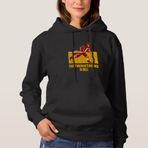 Pull À Capuche Ce pompier est banni en enfer Humour de pompier