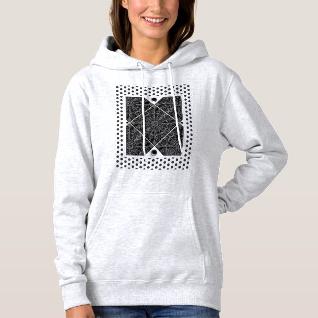 Pull À Capuche Céramique noir (Devant)