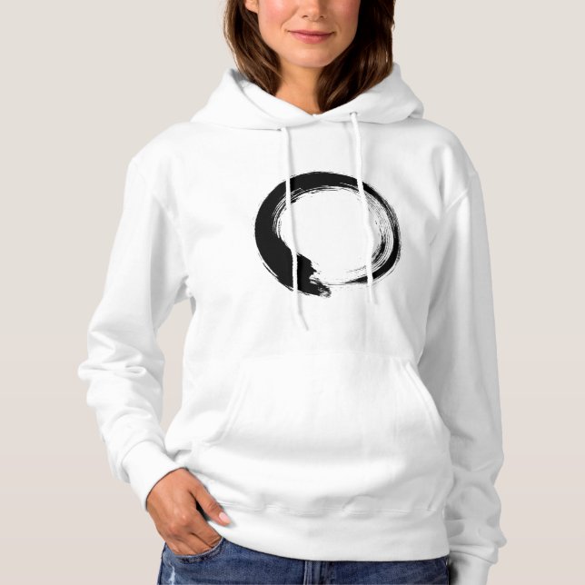 Pull À Capuche Cercle Zen Enso (Devant)