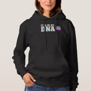 Pull À Capuche C'Est Dans Mon Adn Fière Asexualité Drapeau Ace Pr