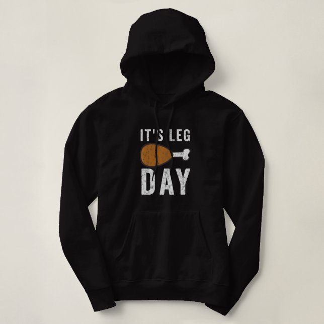 Pull À Capuche C'est Jour des Jambes Turquie Jour d'Action de grâ (Design devant)
