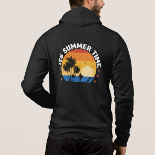 Pull À Capuche C'est la conception de coucher de soleil tropical