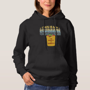 Pull À Capuche C'est mon costume d'humain Je suis vraiment un bur