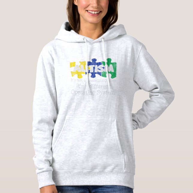 Pull À Capuche C'est OK d'être différent Chemise est une idée cad (Devant)