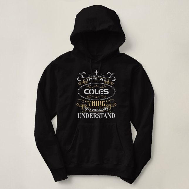 Pull À Capuche C'est une chose que vous ne comprendriez pas (Design devant)