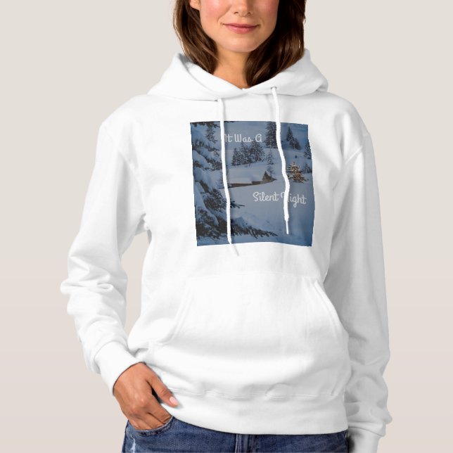 Pull À Capuche C'Était Une Nuit Silencieuse (Devant)
