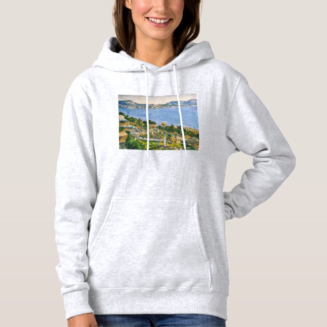 Pull À Capuche Cézanne - Golfe de Marseille vu depuis L'Estaque (Devant)