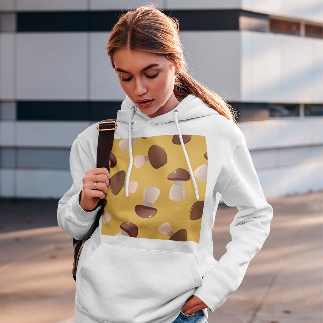 Pull À Capuche Champignons bruns (Créateur téléchargé)