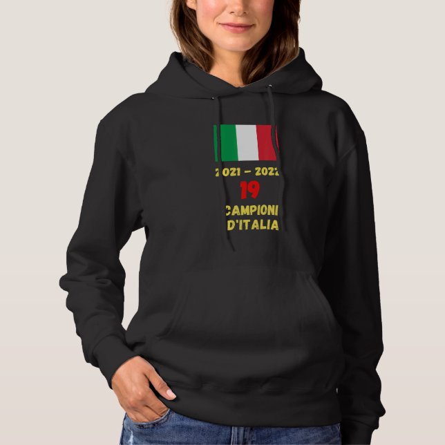 Pull À Capuche Champions de Milan 2022 (Devant)