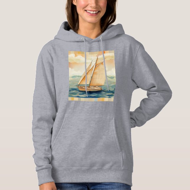 Pull À Capuche Chandail à capuchon pour femmes (Devant)