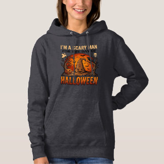 Pull À Capuche Chapeau de sorcière d'Halloween d'homme effrayant