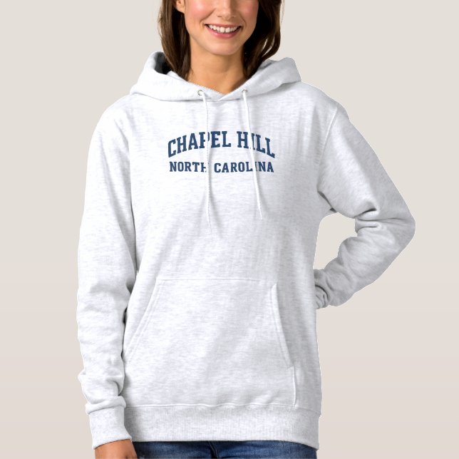 Pull À Capuche Chapel Hill Caroline du Nord - Bloc de Varsity cla (Devant)