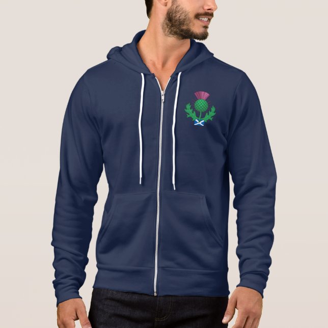 Pull À Capuche Chardon d'Écosse (Devant)