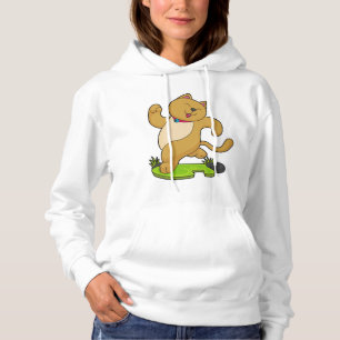Pull À Capuche Chat avec Choker à l'exécution