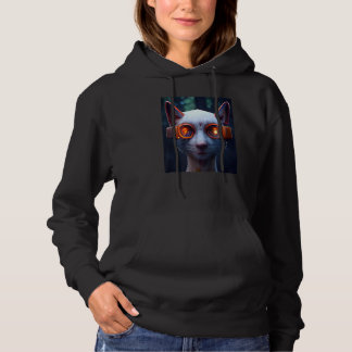 Pull À Capuche Chat Cyber Punk Hommes Femmes Garçons Filles Étran
