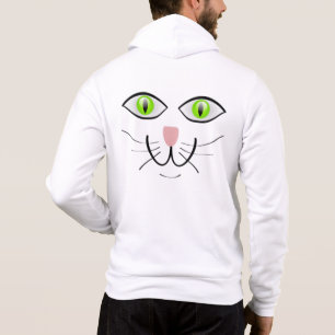 Pull À Capuche Chat Dessin Visage Drôle-29034