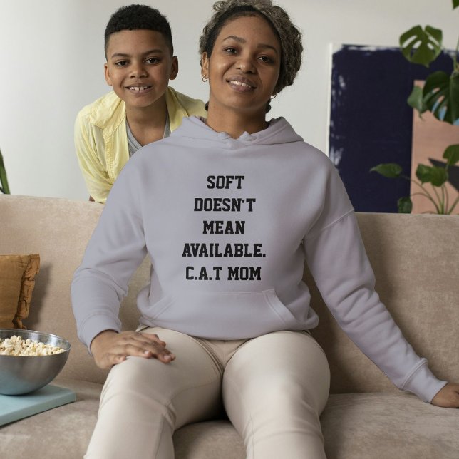 Pull À Capuche Chat mignon personnalisé gris et noir pour amateur (Créateur téléchargé)