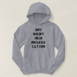 Pull À Capuche Chat mignon personnalisé gris et noir pour amateur