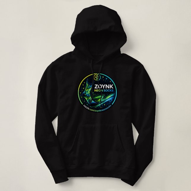 Pull À Capuche Chaussettes Néon Zoynk (Design devant)