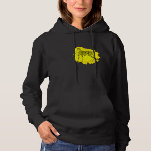 Pull À Capuche Cheetah Predator Chat Motif Animal Afrique Coloré