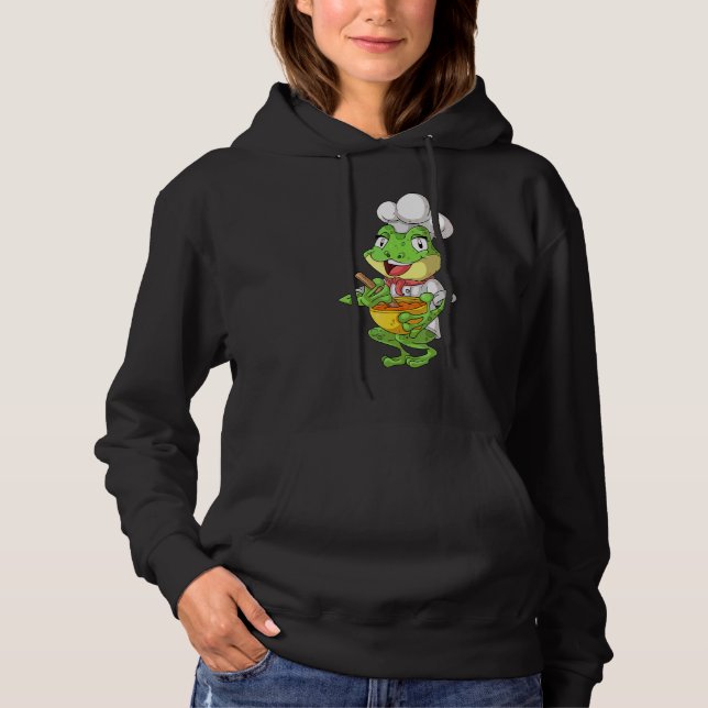 Pull À Capuche Chef Grenouille  Grenouille bouillante (Devant)