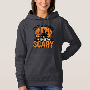 Pull À Capuche Chemise Château Hanté Saison Effrayante Halloween