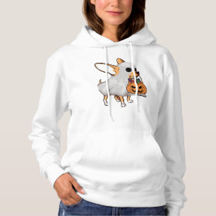 Pull À Capuche Chemise de Halloween Citrouille Fantôme Chihuahua