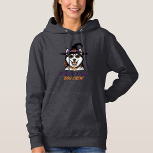 Pull À Capuche Chemise de Husky Halloween Sorcière Chien Graphiqu