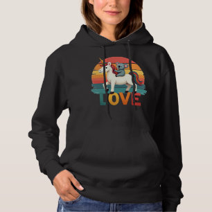 Pull À Capuche Chemise de koala chevauchant une licorne, Art de k