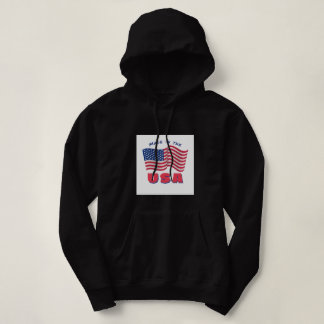 Pull À Capuche Chemise de sudation pour femmes Fierté Américaine