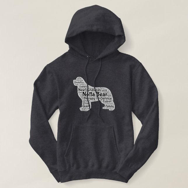 Pull À Capuche Chemise de sweat-shirt Notta Bear Kennel (Design devant)