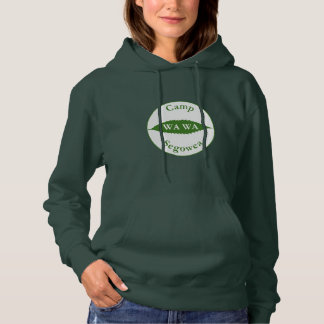 Pull À Capuche Chemise du camp WA WA de feuille de châtaigne